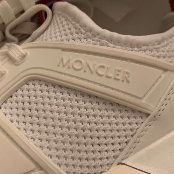 BRAND NEW MONCLER women’s white sneakers - Picture 4 of 4